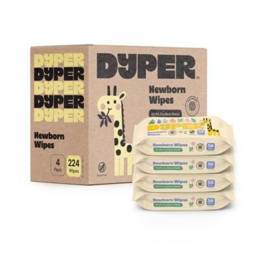 DYPER Baby Wipes - 224ct/4pk