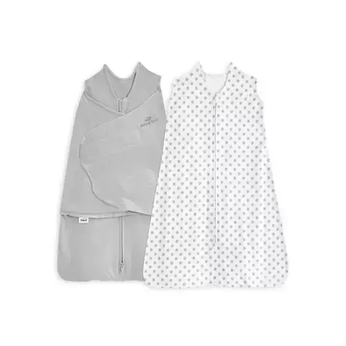 Unisex SleepSack Organic Swaddle and Wearable Blanket Gift Set, 2 Piece - Baby