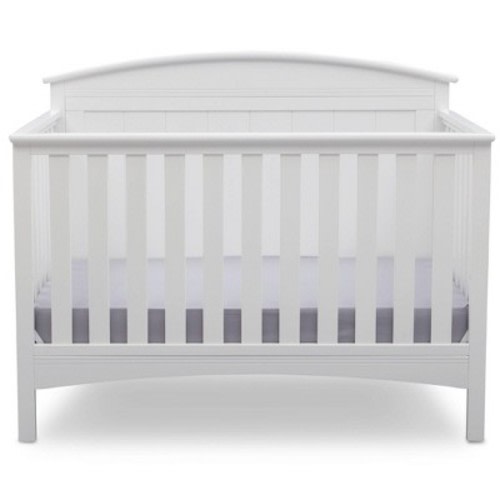 Delta Children Archer 4-in-1 Convertible Crib, Color: Bianca White