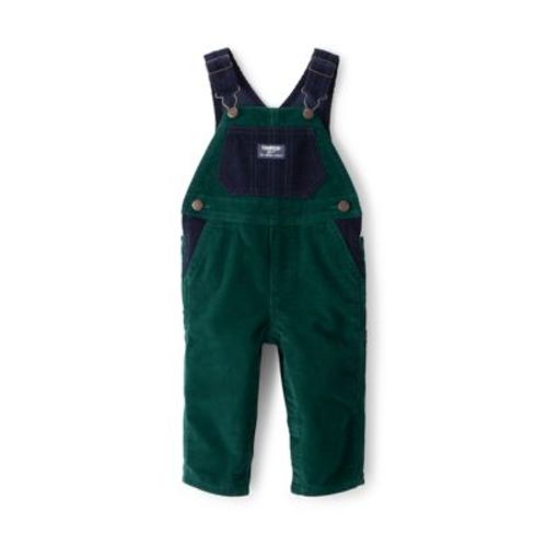 Baby Boys Corduroy Sleeveless Overalls