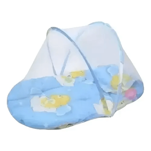 Colchoneta Cama Portatil De Bebe Con Mosquitero