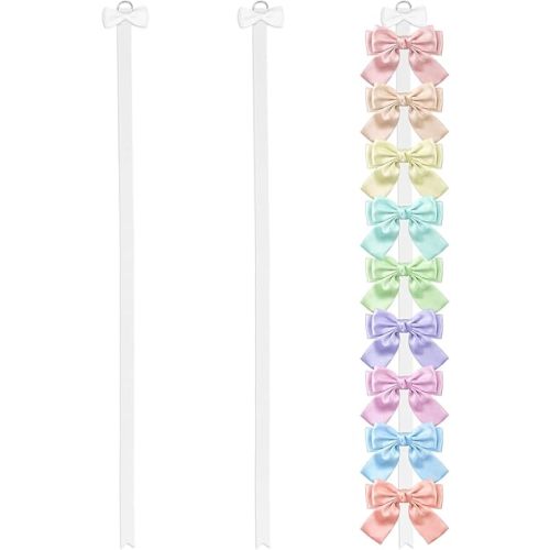 Mabor 3Pcs Hair Bow Holder, Hairbow Organizer Hanger for Girls Hair Bows, Ribbon Hairpin Organizer Storage for Women, Wall Hanging Alligator Clip Accessories