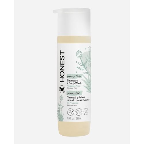 The Honest Company Shampoo & Body Wash, Tear-Free, Fragrance-Free, 10 fl oz