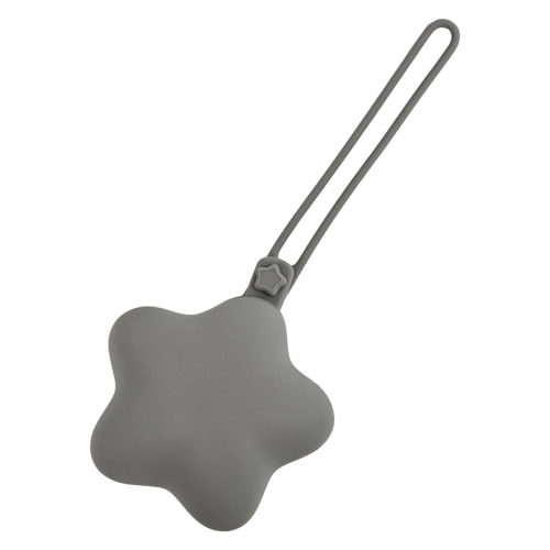 OIUR Star Shaped Pacifier Holder Case with Hanging Rope Food Grade BPA Free Portable Silicone Pacifier Protector Case