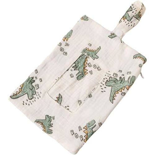 Baby Wipe Holder Portable Wipe Dispenser Strollers Storage Bag Container Double Layer Travel Carry Case for Diapers