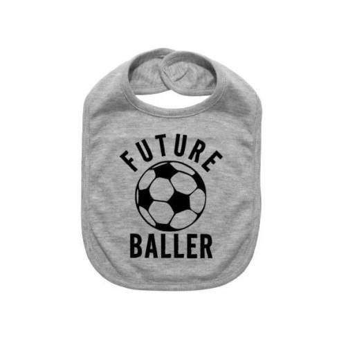Soccer Bib, Future Baller, Futbol Bib, Baby Shower Gift, Baby Soccer Bib, Futbol Apparel, Newborn Soccer Bib, Infant Bibs, Infant Sports