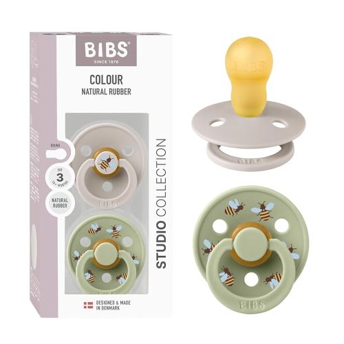 BIBS Pacifiers - Mushroom/Sage