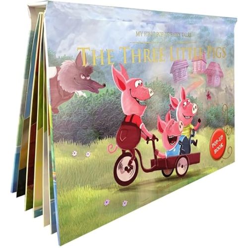 Three Little Pigs: My First Pop-Up Fairy Tales Hardcover – Pop up, September 22, 2021