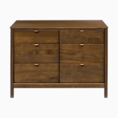 babyletto Bondi 6-Drawer Assembled Dresser - Natural Walnut