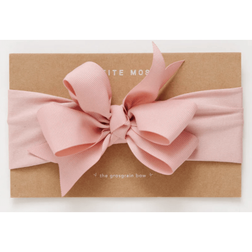Grosgrain Bow Headband, Rose color