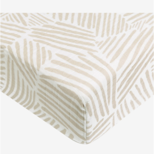 Babyletto Crib Sheet in GOTS Certified Organic Muslin Cotton