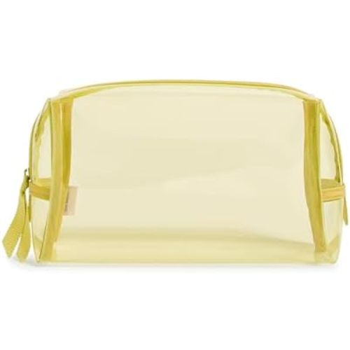 Vera Bradley Women's Clear Medium Cosmetic, TPU Makeup Bag