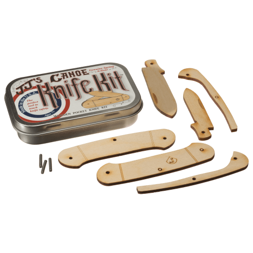 Channel Craft JJ's Wooden Canoe Pocket Knife Kit