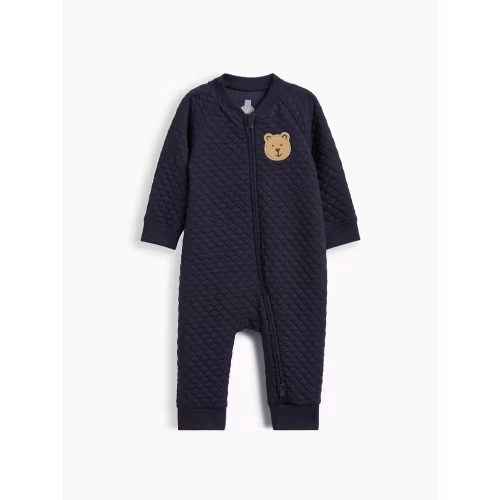 Baby Quilted Raglan One-Piece