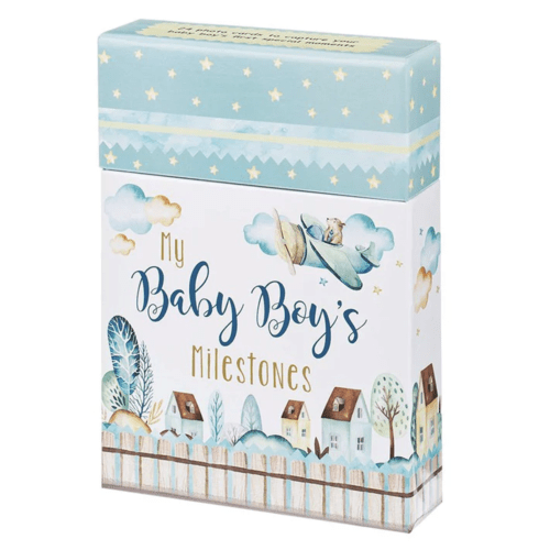 MY BABY BOY'S MILESTONES CARD BOX – Orient Expressed
