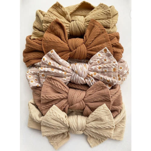 Baby Cable Knit Turban Headbands