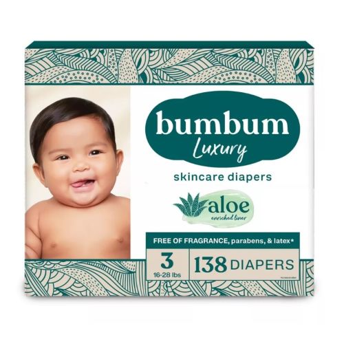 Bum~Bum Diapers Size 3, 138 Count, Fragrance-Free