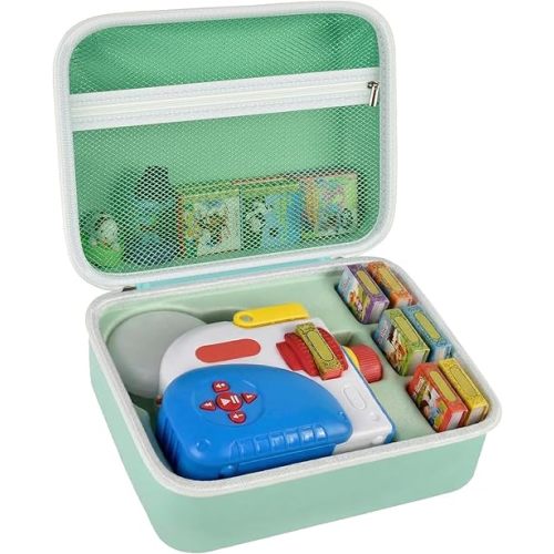Case Compatible with Little Tikes for Story Dream Machine Books Starter Set, Toys Protective Container for Little Tikes for Storytime Audio Play Real for Littles Character Collection (Box Only), Green