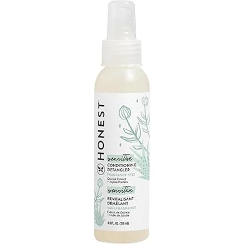 Conditioning Hair Detangler Hypoallergenic Leave-In Conditioner and Fortifying Spray for Sensitive Skin 4 fl oz