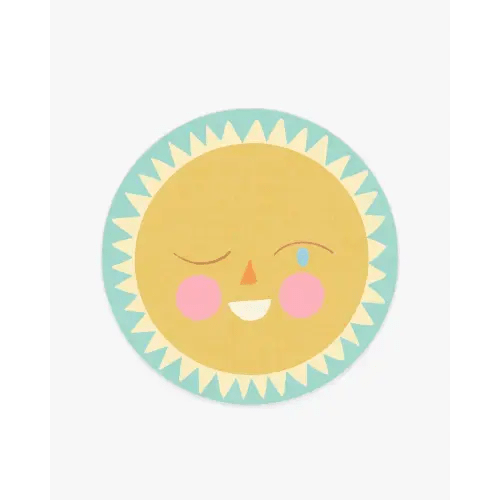 Hello Sunshine Rug, 6' Round | Ruggable