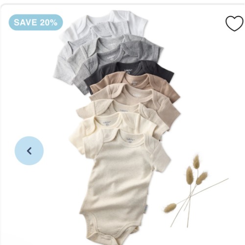 AVERY 10-Pack Short Sleeve Bodysuits