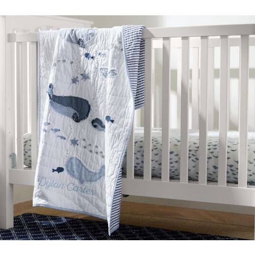 Jack Whale Organic Crib Fitted Sheet
