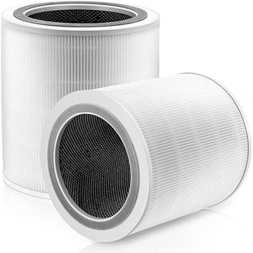 Core 400S Replacement Filter for LEVOIT Core 400S Core 400S-P Smart WiFi Air Purifie-r, Core 400S-RF 3-in-1 True HEPA Activated Carbon Filter, LRF-C401S-WUS, 2 Pack