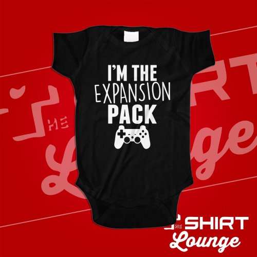 I'm The Expansion Pack Bodysuit Baby Player 2 Has Entered The Game Gamer Baby Shower New Character Created Video Game Baby One Piece Creeper