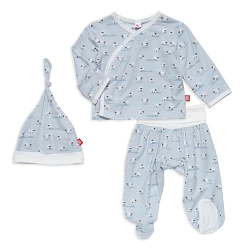 Magnetic Me Modal Newborn Take Home Kimono Set | Silky Soft Modal Fabric