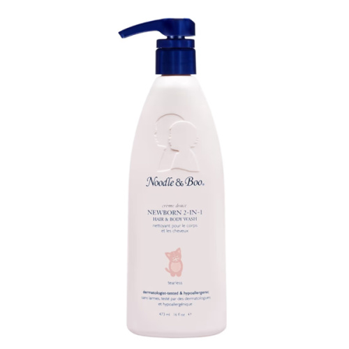 Noodle & Boo Newborn 2-in-1 Baby Shampoo and Body Wash, Tear-Free, Hypoallergenic, Baby Bath Essentials, Moisturizing, pH-Balanced, Vitamin-Enriched, Pediatrician-Tested