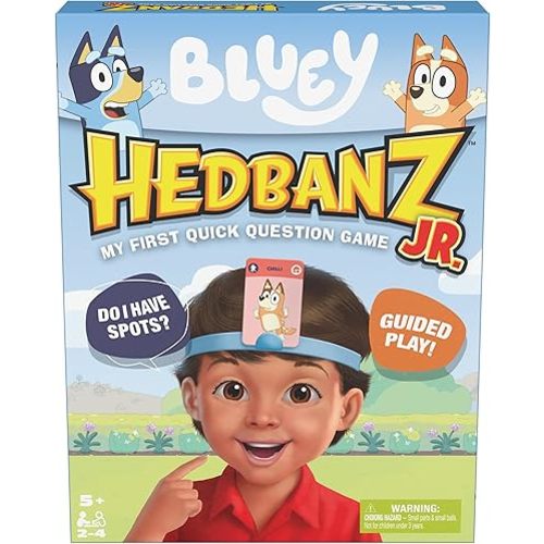 Bluey Hedbanz Jr. Board Game for Families