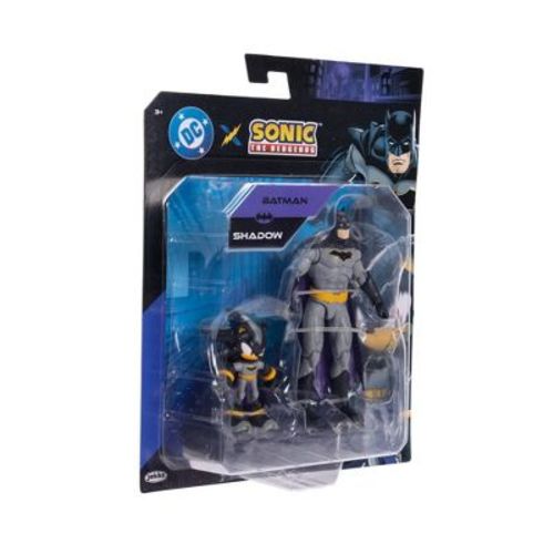 DC X Sonic the Hedgehog Shadow and Batman Action Figure