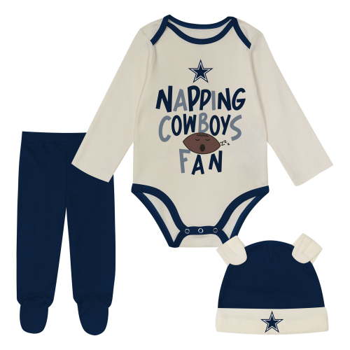 Infant Outerstuff Dallas Cowboys Little Champ Three-Piece Set