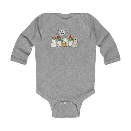 I Got A Rock - Charlie Brown - Infant Long Sleeve Bodysuit
