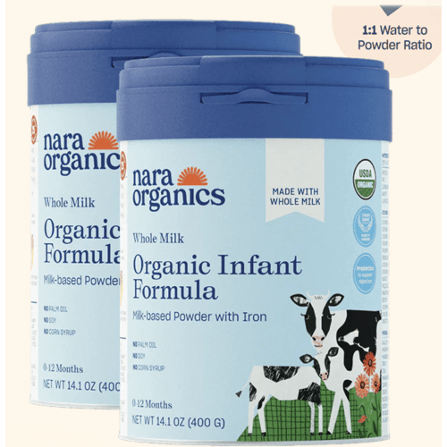 Organic Whole Milk Infant Formula – Starter bundle – Nara Organics