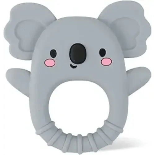 Tiger Tribe Silicone Teether Koala Soft BPA-Free Teething Relief Sensory Toy for Infants Newborns 0-18 Months