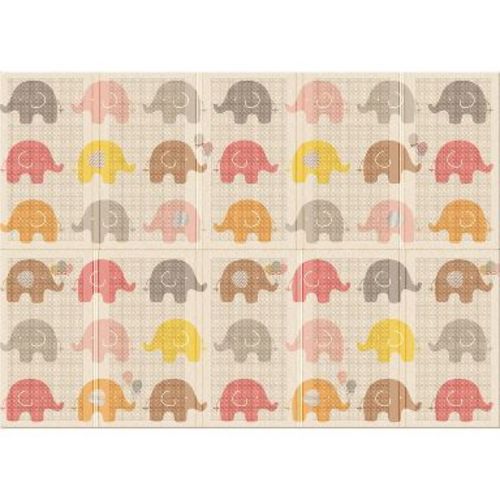 Parklon Little Elephant Folding Baby Play Mat: Foam Material, Elephant Pattern, 78.7" Length