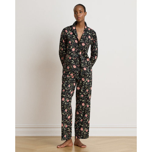 Floral Cotton-Blend Lawn Sleep Set