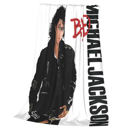 Michael Jackson Blanket, Ultra-Soft ightweight Flannel Throw Blanket for Bed, Sofa, Travel & Camping 50x40