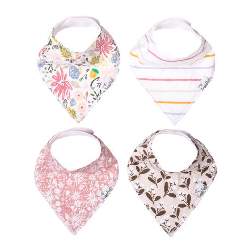 Copper Pearl - Bandana Bib (4 pack) - Olive