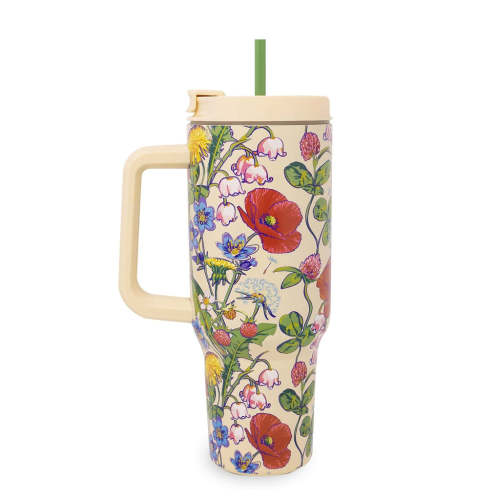 Stainless Steel XL Tumbler w/Handle | Vera Bradley