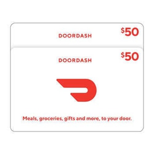 DoorDash Two $50 eGift Cards | Costco