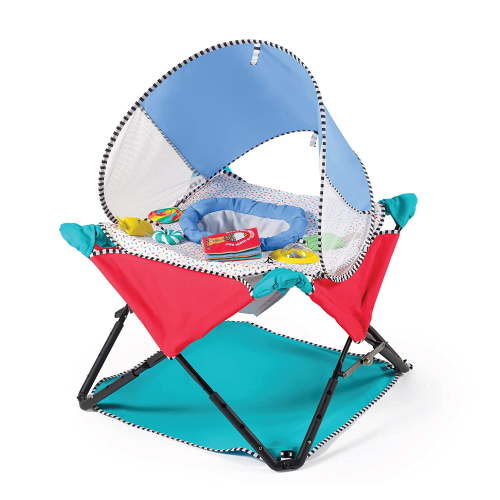 Summer Infant Pop 'N Jump SE Activity Center, Indoor/Outdoor, Lightweight, Carrying Bag, Canopy, 0-12m, Sweets & Treats