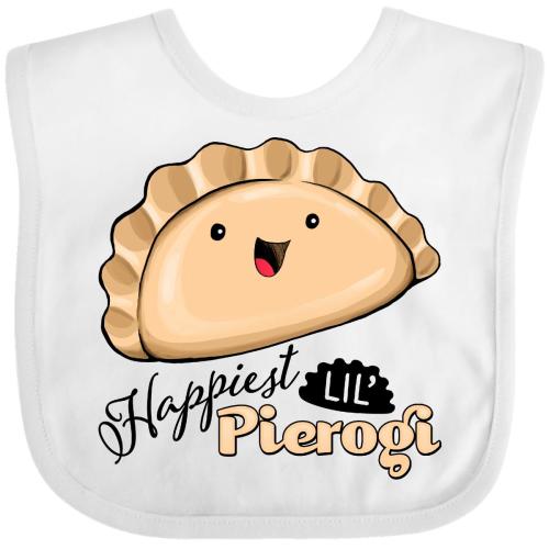 Happiest Lil' Pierogi Baby Bib By Inktastic