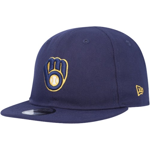 Infant Milwaukee Brewers New Era Navy My First 9FIFTY Adjustable Hat