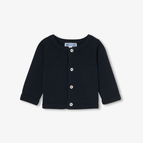 Baby boy jersey cardigan