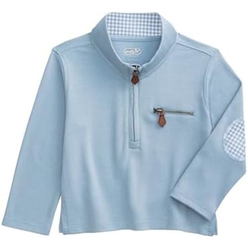 Mud Pie Toddler Boy Quarter Zip Pullover