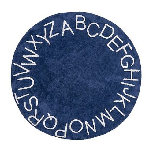 nuLoom Kids Washable Round Alphabet Rug