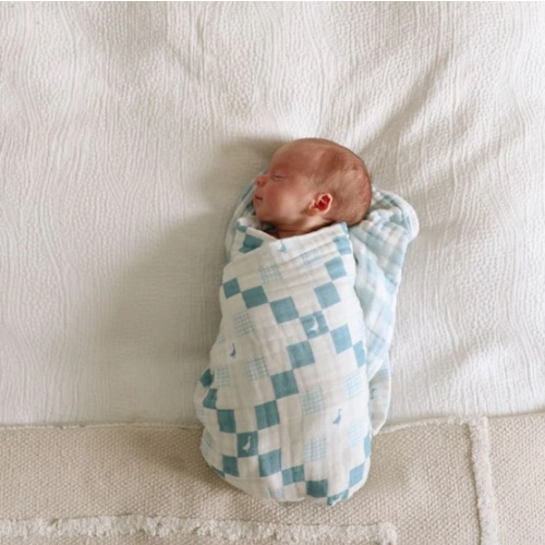 Grandma's Goose QUILTED 6 Layer Gauze Blanket