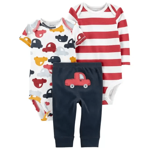 Baby 3-Piece Truck Little Character Set - 6M - Multi